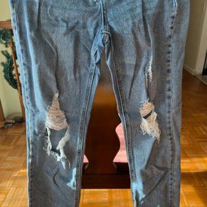 High Rise Straight Jeans